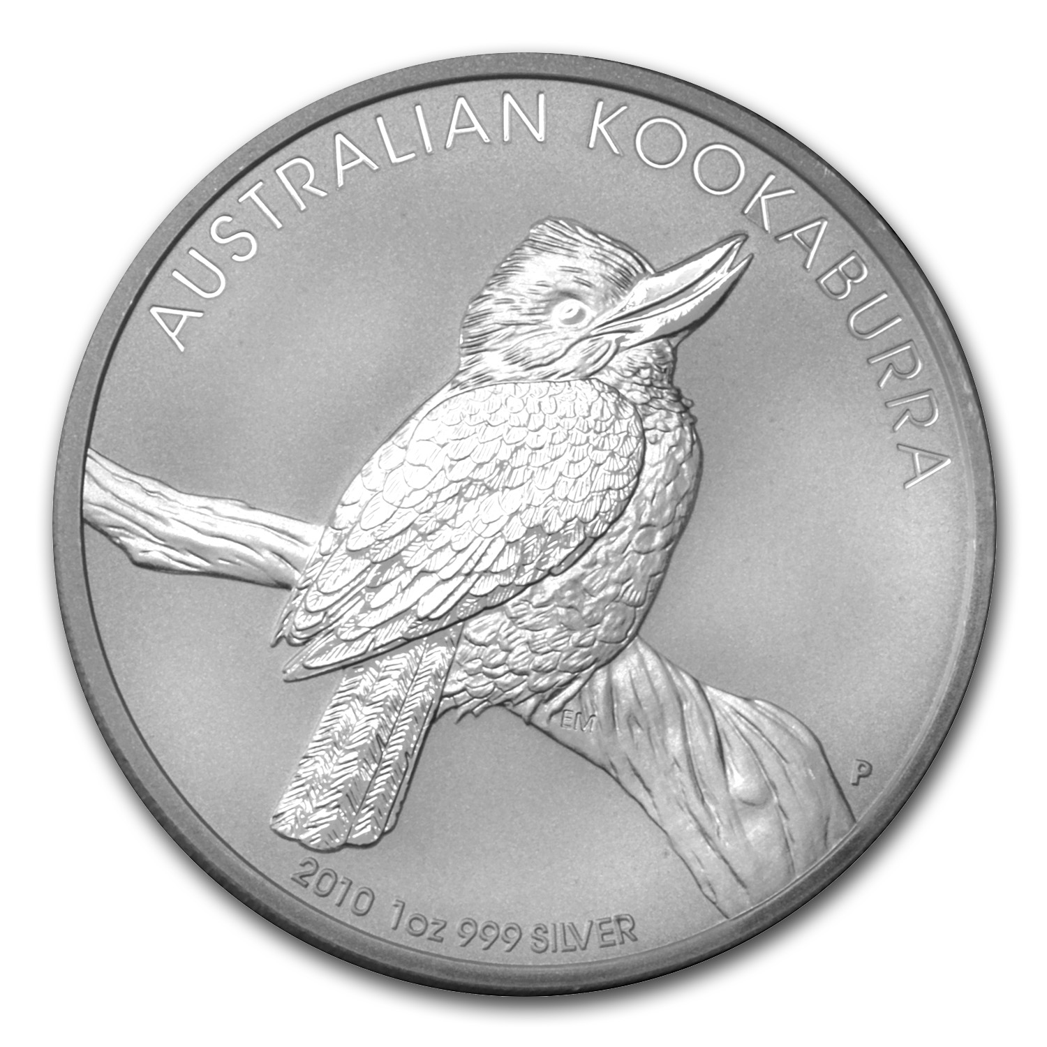 1 oz BU-ST Silver with PM capsule 2010 Australian Kookaburra round